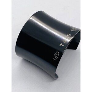 Tiffany & Co 1837 Black Titanium Cuff 46mm Wide Bracelet Cuff